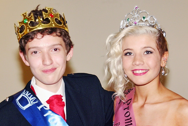 Beech House School Prom - Prom King and Queen,  Harry Hayden and Paige Bramley