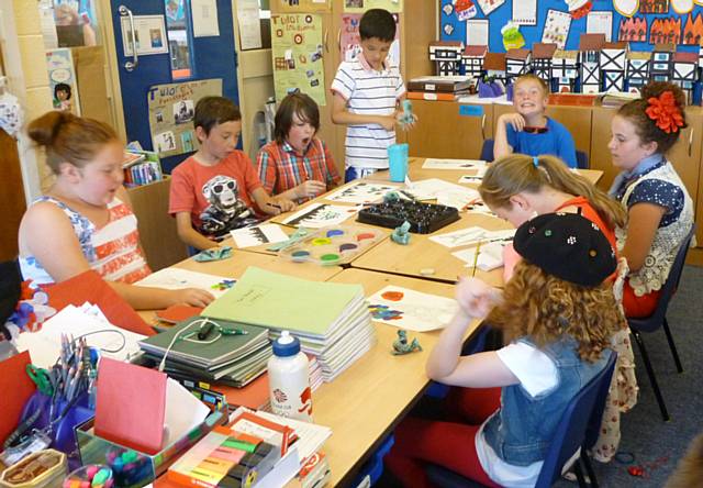 French Day at Healey Primary School 
