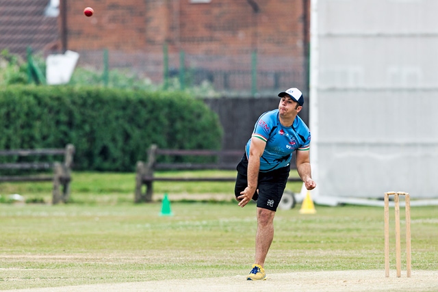 Rochdale Hornets players v 'The Swarm' - Hornets' supporters