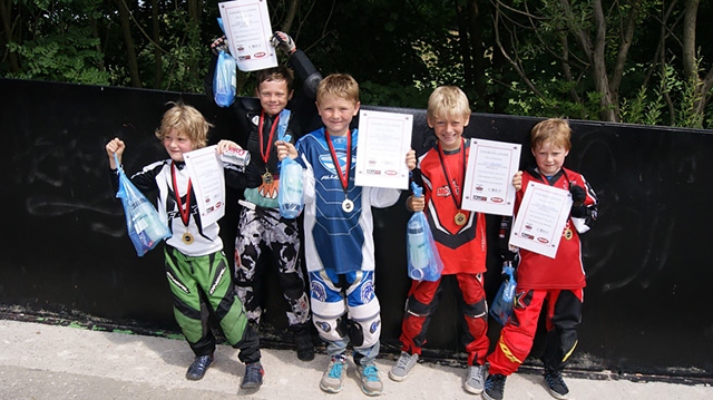 Age eight riders<br />Roch Valley Raiders Go Ride Racing Series