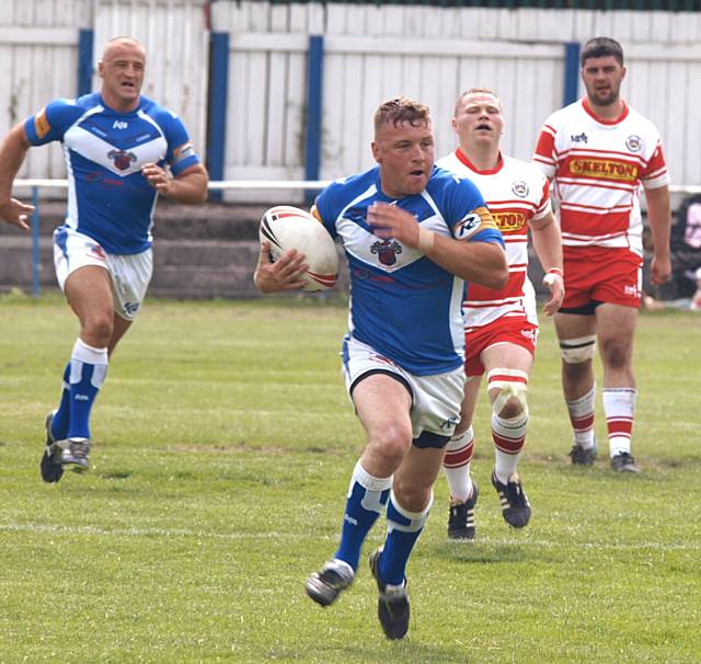 Todd O'Brien breaks free against East Leeds