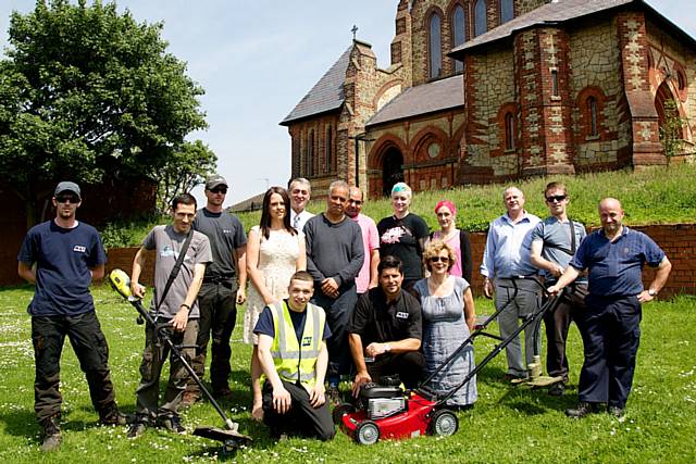 Representatives from M&Y and Petrus on the training day along with local partners