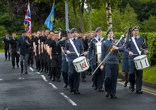 Hopwood Hall College UPS students on parade 