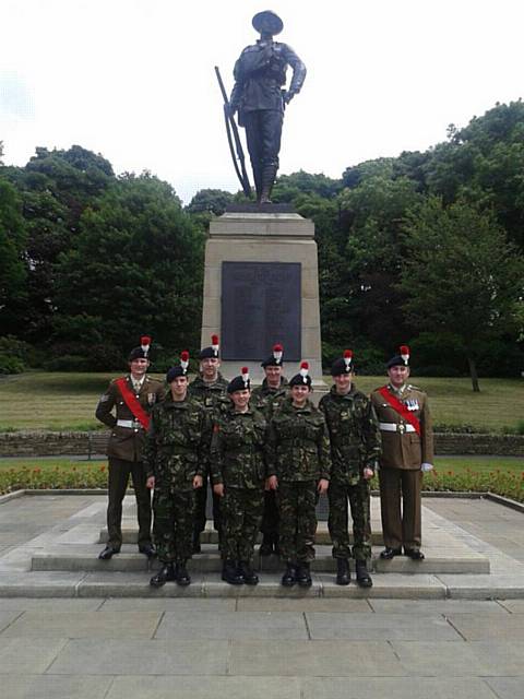 Members of the Rochdale Army Cadets Force took part in the Milnrow Parade to mark the end of Armed Forces week