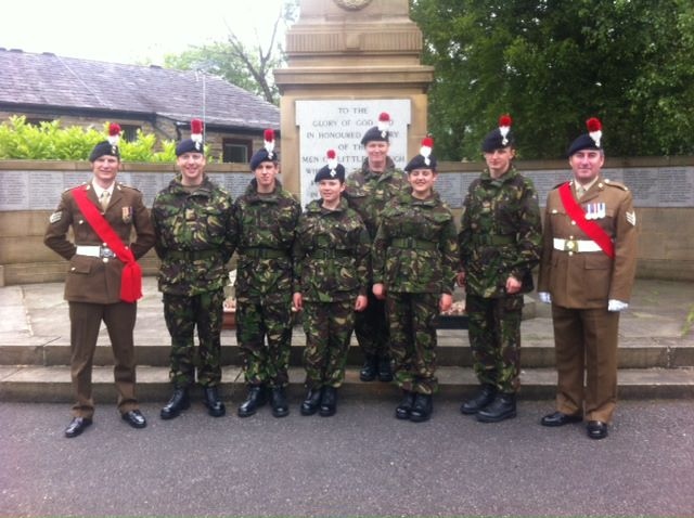 Members of the Rochdale Army Cadets Force took part in the Littleborough Parade to mark the end of Armed Forces week