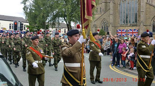 Members of the Rochdale Army Cadets Force took part in parades across the borough to mark the end of Armed Forces week