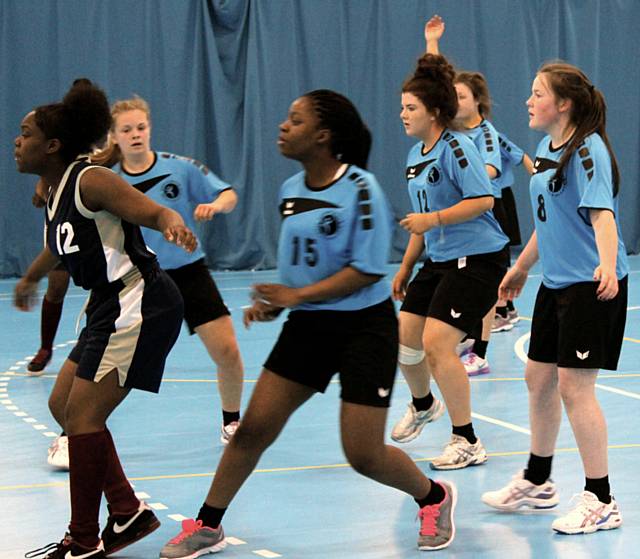 Siddal Moor under 15s Handball Team at the National Schools Handball Finals