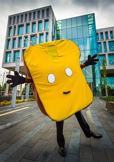 Mr Toast arrives at Number One Riverside