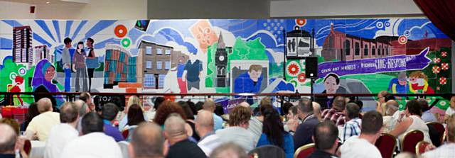 RBH create mural to celebrate mutual title 