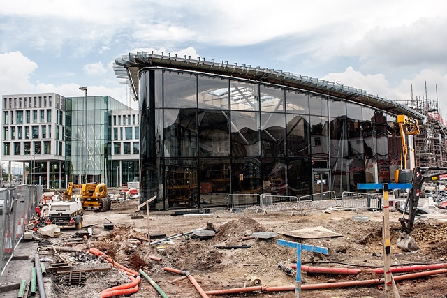 Work on the new Transport Interchange is progressing