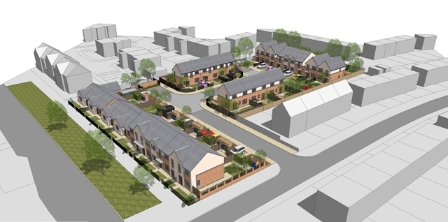 Visualisation of the Wood Street development 