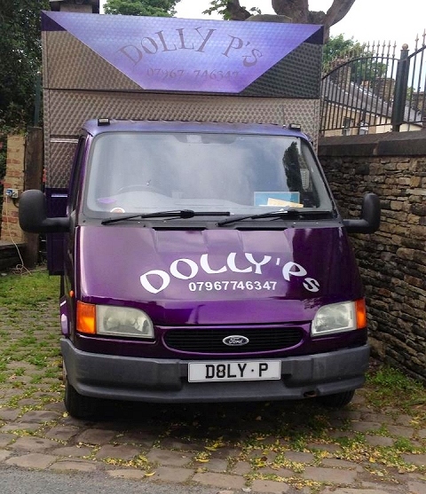 Dolly P's van before it was torched