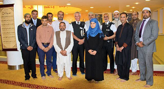 Rochdale's new Golden Mosque welcomed local councillors and the Chief Constable Peter Fahy to view their new building
