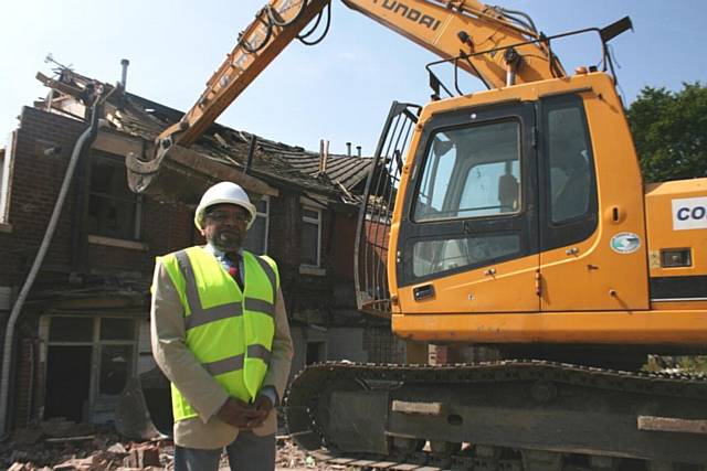 Terraced houses on Ramsay Street demolished to make way for new housing
