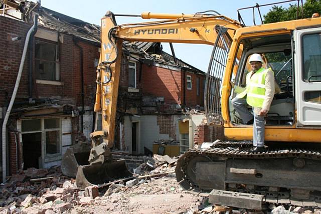 Terraced houses on Ramsay Street demolished to make way for new housing
