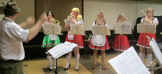 “Oompah” concert at Boarshurst Band Club earlier this year