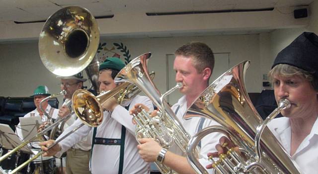 “Oompah” concert at Boarshurst Band Club earlier this year