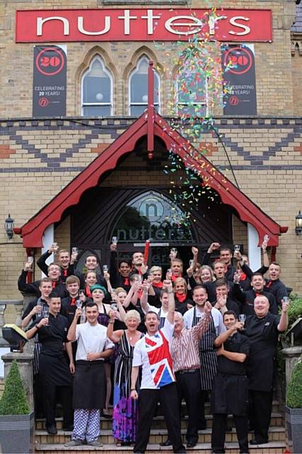 Nutters Restaurant staff celebrates 20 years in business 
