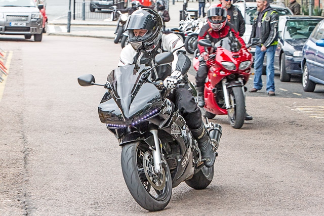 Motorcyclist (stock photo)