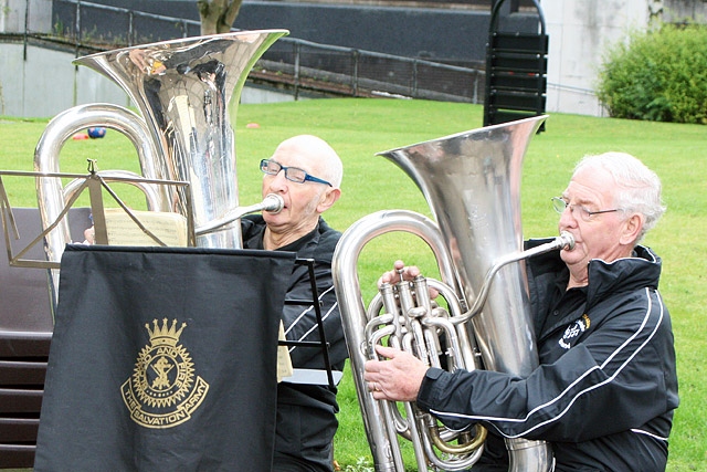 The Salvation Army Band at the Salvation Army Community Day