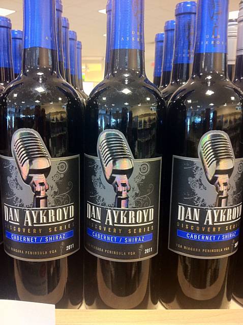 Canadian celebrity Dan Ackroyd's wine