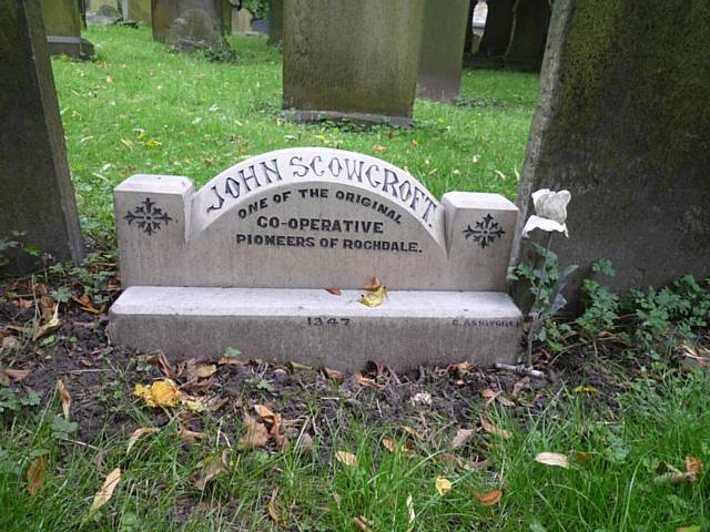 The grave of John Scowcroft, one of the Original Pioneers
