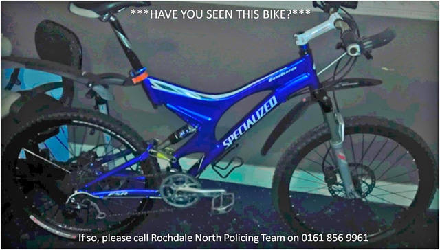 The Specialised Enduro bike stolen from outside B&M Bargains