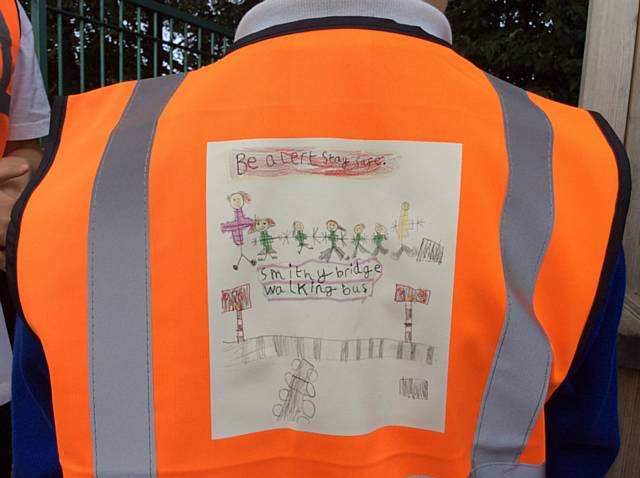 Smithy Bridge Primary School's winning railway safety poster 