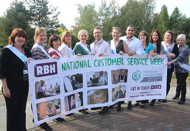 RBH employees get in the mood for National Customer Service Week