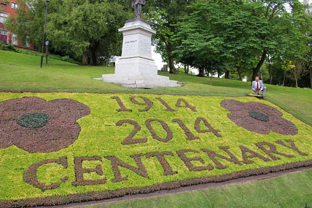 World War One floral display an award-winner 