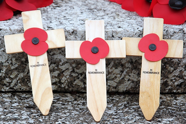 Armistice Day - Service at Rochdale Cenotaph