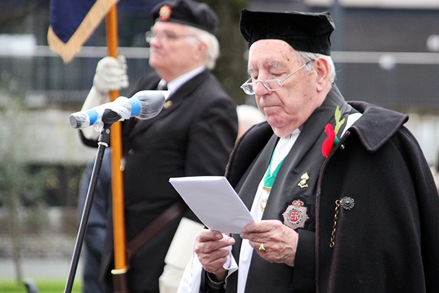 Armistice Day - Service at Rochdale Cenotaph