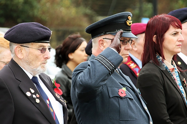 Armistice Day - Service at Rochdale Cenotaph