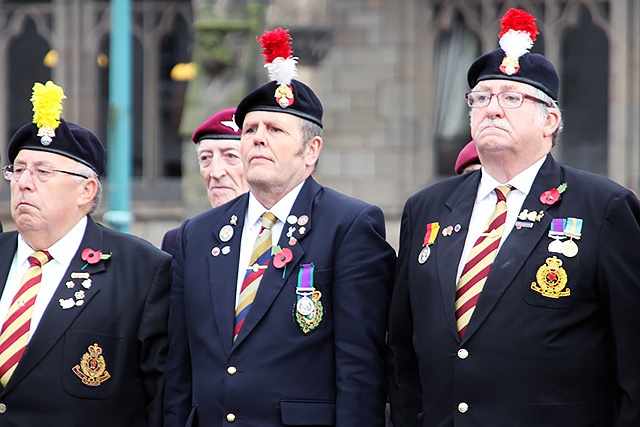 Armistice Day - Service at Rochdale Cenotaph