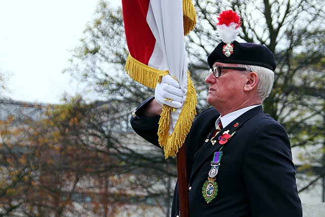 Armistice Day - Service at Rochdale Cenotaph