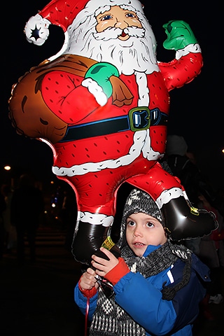 Middleton Christmas lights switch on<br />Bradley Ogden