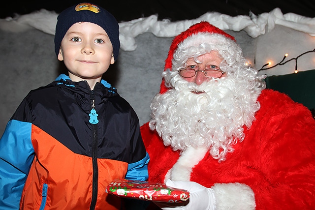 Springhill Hospice Christmas Fair<br />Declan Hilton meets Father Christmas