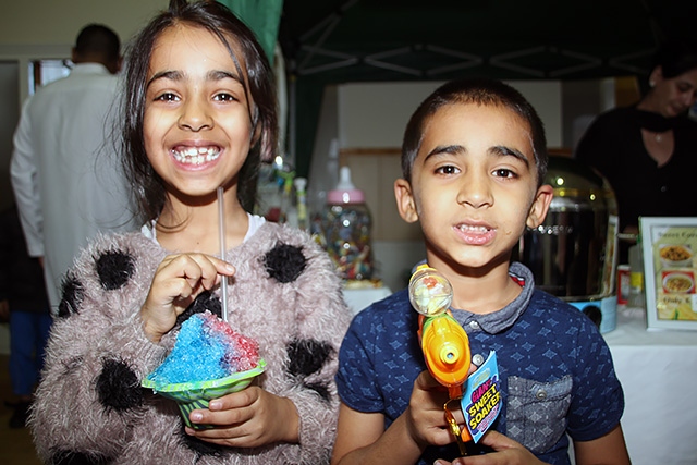 Inaya and Ayaan Ishtiaq<br />Ghulam Mustafa Trust family fun day