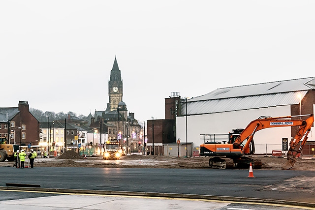 The site of the new Rochdale market