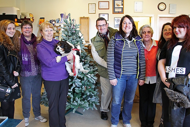 Staff, volunteers and supporters at the RSPCA Open Day