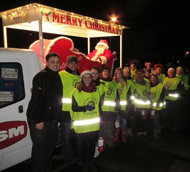 The Rotary Club of Middleton Christmas Float