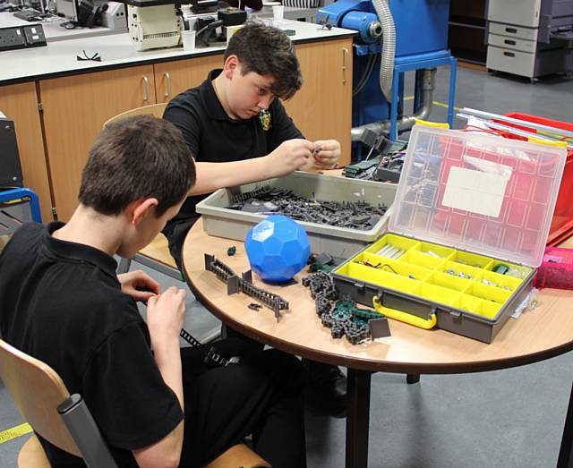 The VEX Robotics club at Siddal Moor