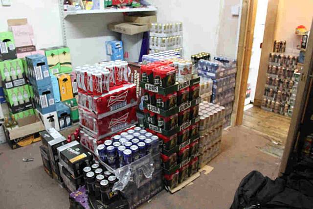 Illicit tobacco and alcohol seized