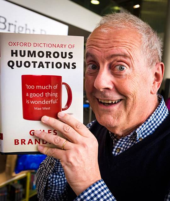 Gyles Brandreth entertained a packed audience at last year’s festival