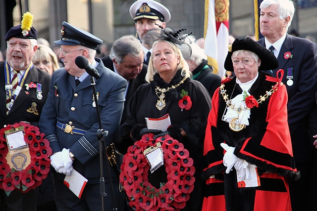 Remembrance Sunday in Rochdale