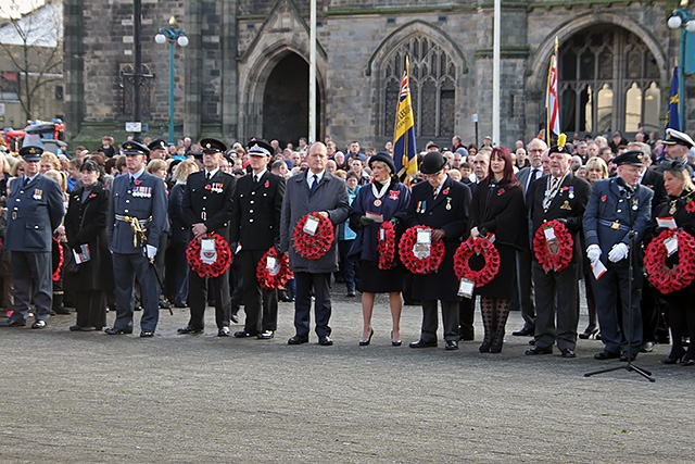 Remembrance Sunday in Rochdale