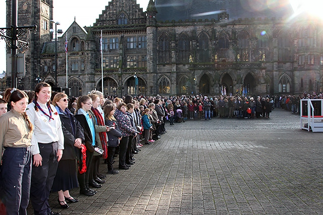 Remembrance Sunday in Rochdale