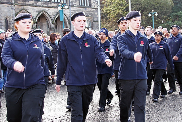 Remembrance Sunday in Rochdale