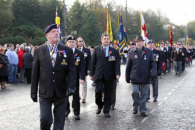 Remembrance Sunday in Rochdale