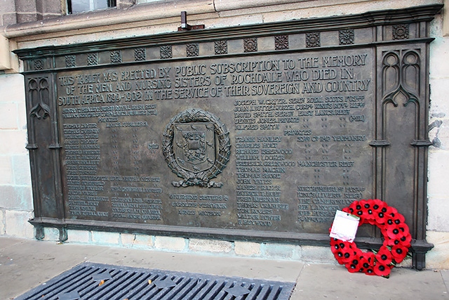 Remembrance Sunday in Rochdale